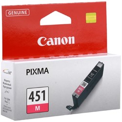 (104038) Картридж струйный Canon CLI-451M пурпурный (6525B001) - фото 10602