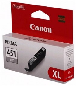 (1004828) Картридж струйный Canon CLI-451XLGY 6476B001 серый для PIXMA MG6340 - фото 10941