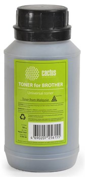 (1004332) Тонер для принтера Cactus CS-TBR-100 черный (флакон 100гр) Universal toner Brother - фото 11730