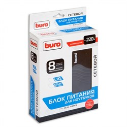 (1002596) Адаптер для ноутбуков Buro BUM-1127H70 универсал 220V/выход12-24В/70Вт/8наконечников - фото 12253