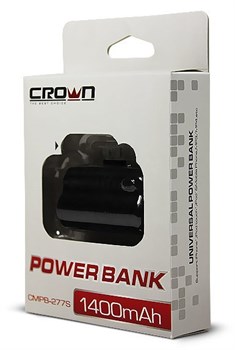 (1002041) Портативное зарядное устройство CROWN CMPB-277S (power bank) 1400mAh - фото 12400