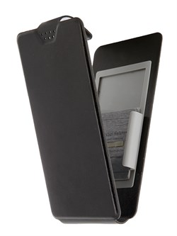 (1011822) Универсальный чехол-флип Smarterra STICKER S 3.5"- 4.3" с карманом (Черный) - фото 13576