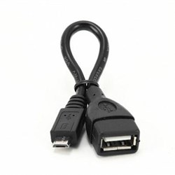 (1011460) Кабель USB 2.0 OTG Cablexpert A-OTG-AFBM-001 USBAF/MicroBM, 0.15м, пакет - фото 13611