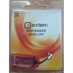(1011285) Картридер Oxion розовый, поддержка форматов microSD до 32 Гб USB 2.0 (OCR012PK) (40) - фото 13677