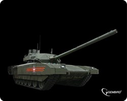(1011053) Коврик для мыши Gembird MP-GAME1, рисунок- "танк-2", размеры 250*200*3мм - фото 19579