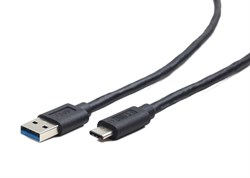 (188030)  Кабель USB 3.1 (Type-C M) -> USB 3.0 (AM),  1.0m, Gembird (CCP-USB3-AMCM-1M) - фото 19669