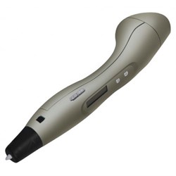 (1012166) Ручка 3D Cactus CS-3D-PEN-E-METGR PLA ABS LCD Серый металлик - фото 20660