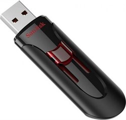 (1013156) Флеш Диск Sandisk 128Gb Cruzer Glide SDCZ600-128G-G35 USB3.0 черный/красный - фото 20985