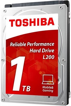 (1013362) Жесткий диск Toshiba SATA-III 1Tb HDWL110UZSVA L200 Slim (5400rpm) 128Mb 2.5" - фото 21110