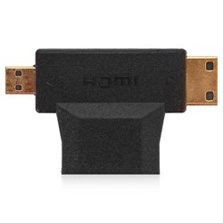 (1013519) Переходник 5bites HH1805FM-T HDMI F / mini + micro HDMI M - фото 21213