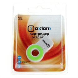 (1013640) Картридер Oxion зелёный, поддержка форматов microSD до 32 Гб USB 2.0 (OCR014GR) (40) - фото 21290