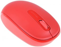 (1015297) Мышь Microsoft Mobile Mouse 1850 красный оптическая (1000dpi) беспроводная USB для ноутбука (2but) - фото 23343