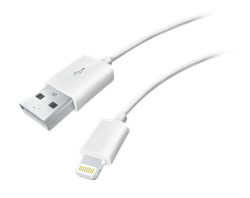 (1013675) USB кабель Lightning Krutoff Classic (0,2m) белый - фото 31919