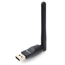 (1016491) Сетевой адаптер WiFi Gembird 150 Мбит, USB, 802.11b/g/n WNP-UA-006 - фото 32174