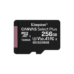 (1018882) Флеш карта microSDHC 256Gb Class10 Kingston SDCS2/256GB CanvSelect Plus + adapter - фото 33017