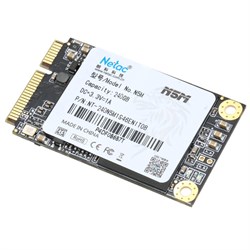 (1021778) Твердотельный накопитель SSD mSATA Netac 128Gb N5M Series <NT01N5M-128G-M3X> Retail (SATA3, up to 510/440MBs, 3D TLC) - фото 40460