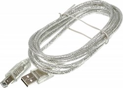 (1023613) Кабель USB A(m) USB B(m) 1.8м серый - фото 40609