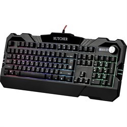 (1023467) Проводная игровая клавиатура Butcher GK-193DL RU,RGB подсветка, 9 режимов DEFENDER - фото 40778