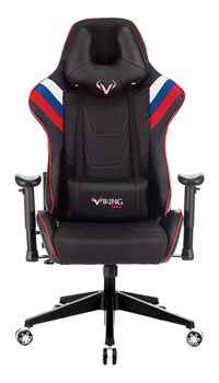 (1026246) Кресло игровое Zombie VIKING 4 AERO белый/синий/красный искусст.кожа/ткань с подголов. крестовина пл VIKING 4 AERO RUS - фото 46285