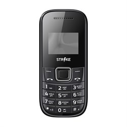 (1024637) Мобильный телефон Strike A11 Черный SPREADTRUM 6531, 1, 312 MHZ, 32 Mb, 32 Mb, 2G GSM 850/900/1800/1900, Bluetooth Версия 2.1 Экран: 1.44 ", 96*68, Основная камера: отсутствует, Фронтальная камера: отсутствует, Кол-во СИМ: 2, Mini, Mini, ка - фото 46457