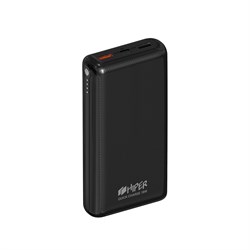 (1027101) Мобильный аккумулятор Hiper Quick 20000 20000mAh 3A QC PD 2xUSB черный (QUICK 20000 BLACK) - фото 46614