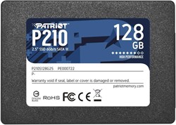 (1027490) Твердотельный накопитель SSD 2.5" Patriot 128GB P210 <P210S128G25> (SATA3, up to 450/430Mbs, 60TBW, 7mm) - фото 46671