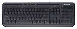 (1028185) Клавиатура Microsoft Wired 600 черный USB Multimedia ANB-00018 - фото 46793
