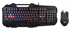(1027114) Клавиатура + мышь A4Tech Bloody B2500 клав:черный мышь:черный USB LED B2500 ( B150N+ N81 ) USB/BLACK - фото 46798