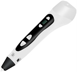 (1029178) Ручка 3D Cactus CS-3D-PEN-C-WT PLA ABS LCD белый - фото 47070
