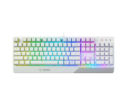 (1030558) Клавиатура проводная MSI Vigor GK30 White, плунжерная, клавиш - 104, USB - фото 47512