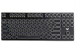 (1024304) Клавиатура игровая CROWN CMGK-901 (Количество клавиш 87, Механический тип клавиш, Клавиши в винтажном стиле, Форм-фактор TKL, Настраиваемая RGB подсветка) - фото 47537