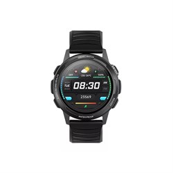 (1032308) Смарт-часы  BQ Watch 1.3 Black+Black wristband (Сенсорный 1.32", LCD, 360 х 360, Акселерометр, Измерение пульса, Отслеживание сна, монитор сердечного ритма, шагомера. Совместимость: Android 5.0, iOS 8.0 и выше, Вибровызов, Уведомление, Буди - фото 47571