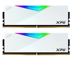 (1032915) Memory Module ADATA XPG Lancer Gaming DDR5 Общий объём памяти 16Гб Module capacity 32Гб Количество 2 5600 МГц Радиатор Множитель частоты шины 36 1.25 В белый AX5U5600C3616G-DCLAWH - фото 48035