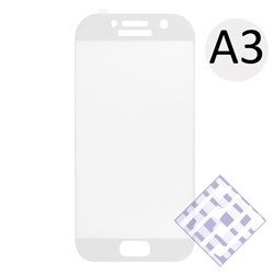 (1010059) Стекло защитное 3D Krutoff Group для Samsung Galaxy A3 2017 (SM-A320F) white - фото 6130