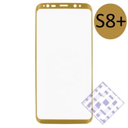 (1010078) Стекло защитное 3D Krutoff Group для Samsung Galaxy S8+ gold - фото 6192