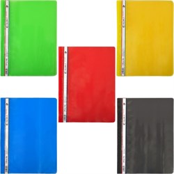 (1010615) Пластиковый скоросшиватель для файлов A4 COLOR MIX (5 цветов 140микрон) (10)(480) - фото 6664
