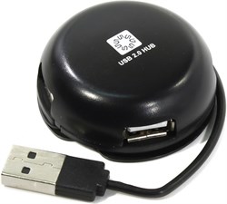 (1009573) Концентратор 5bites HB24-200BK 4*USB2.0 / USB PLUG / BLACK - фото 7140