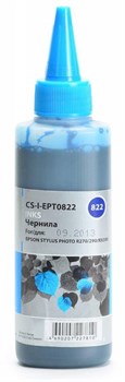 (1007848) Чернила Cactus CS-I-EPT0822 голубой (100мл) Epson Stylus Photo R270/290/RX590 - фото 7901
