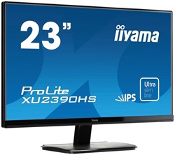 (1007379) Монитор Iiyama 23" XU2390HS-B1 черный AH-IPS LED 5ms 16:9 DVI HDMI M/M Mat 1000:1 250cd - фото 8232