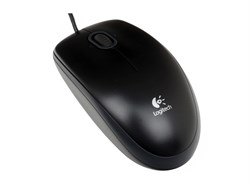 (1006986) Мышь Logitech B100 Optical Mouse, USB, 800dpi, Black, [910-003357] - фото 8777
