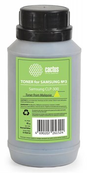 (1007003) Тонер Cactus CS-TSG3Y-45 желтый бутылка 1x0.045кг для принтера Samsung CLP-300 - фото 8784