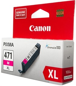 (1007032) Картридж струйный Canon CLI-471XLM 0348C001 пурпурный для Canon Pixma MG5740/MG6840/MG7740 - фото 8811