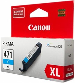 (1007030) Картридж струйный Canon CLI-471XLC 0347C001 голубой для Canon Pixma MG5740/MG6840/MG7740 - фото 8812