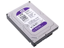 (1006990) Жесткий диск WD Original SATA-III 1Tb WD10PURX Purple 64Mb 3.5" - фото 8850