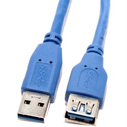(112523)  Кабель удлинительный USB 3.0 (AM) -> USB3.0 (AF), 3.0m, 5bites (UC3011-030F) - фото 9308