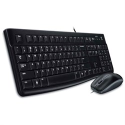 (3331331) Комплект Logitech Desktop MK120 мышь+клавиатура  USB чёрная (920-002561) - фото 9462