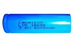(1009903) Аккумулятор Camelion LIR18650 б/з 2200mAh Li-Ion (1) - фото 9718