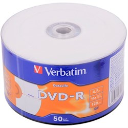 (1009281) Диск DVD-R Verbatim 4.7Gb 16x bulk (50шт) Printable (43793) - фото 9801