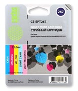 (3331217) Картридж струйный CACTUS CS-EPT267 цветной для принтеров Epson Stylus Photo 810