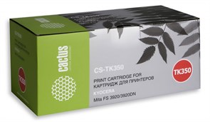 (1005035) Тонер Картридж Cactus CS-TK350 черный для Kyocera Mita FS 3920/ 3920DN (15000стр.)